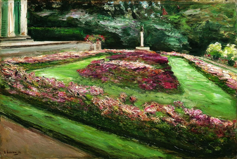 Terrazza fiorita nel giardino di Wannsee 1914